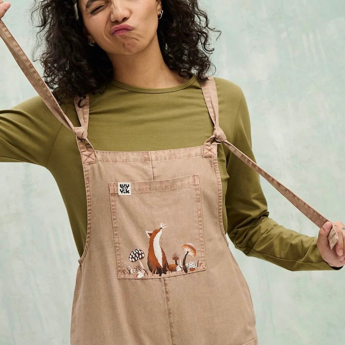 Lucy & Yak Hand Painted Dungarees – We Are Hairy People display picture 1