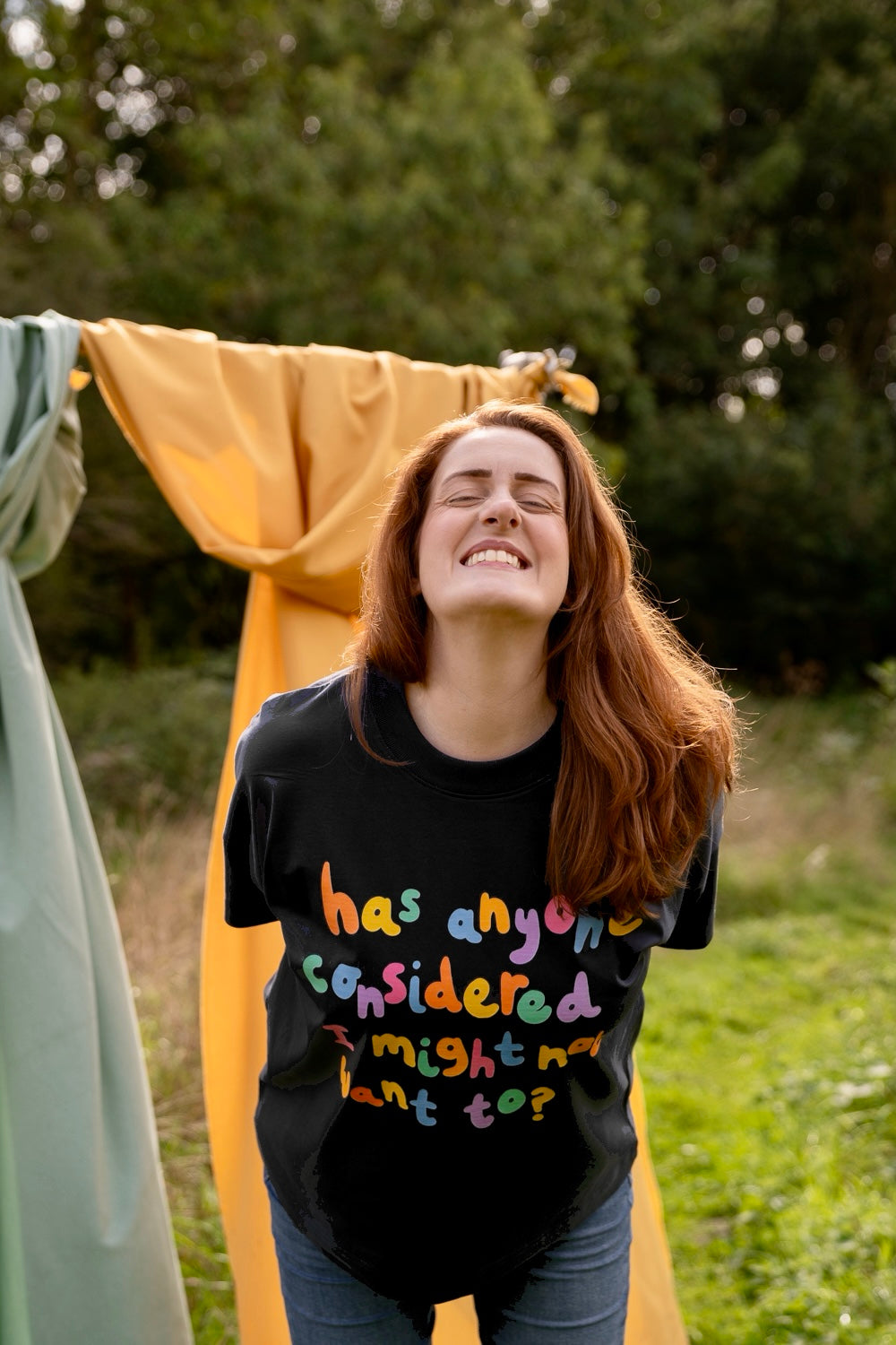 Has anyone considered I might not want to? Oversized Tee, in collaboration with Maddy Lucy Dann, for Doctors Without Borders
