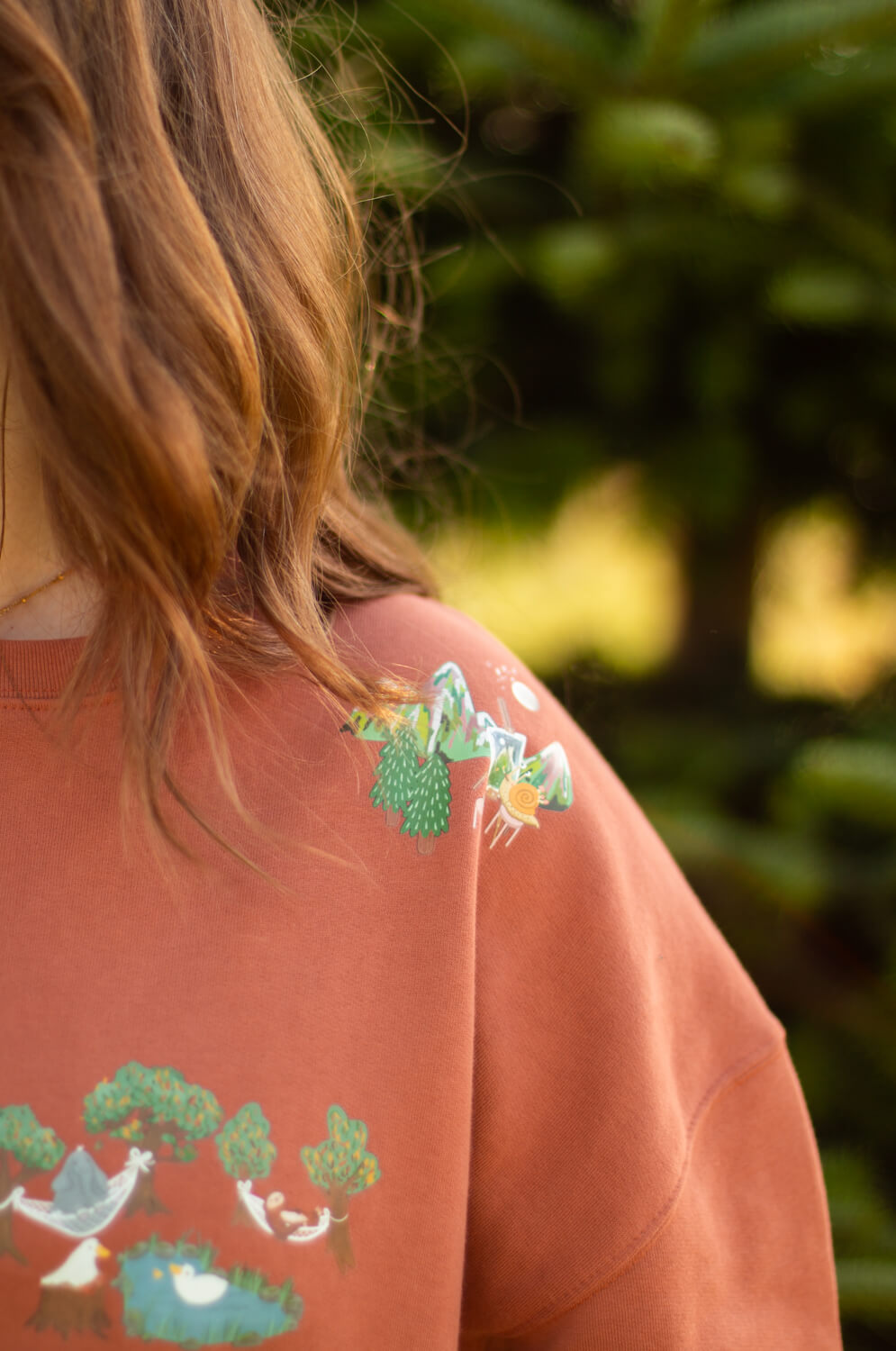 Woodland village sweater