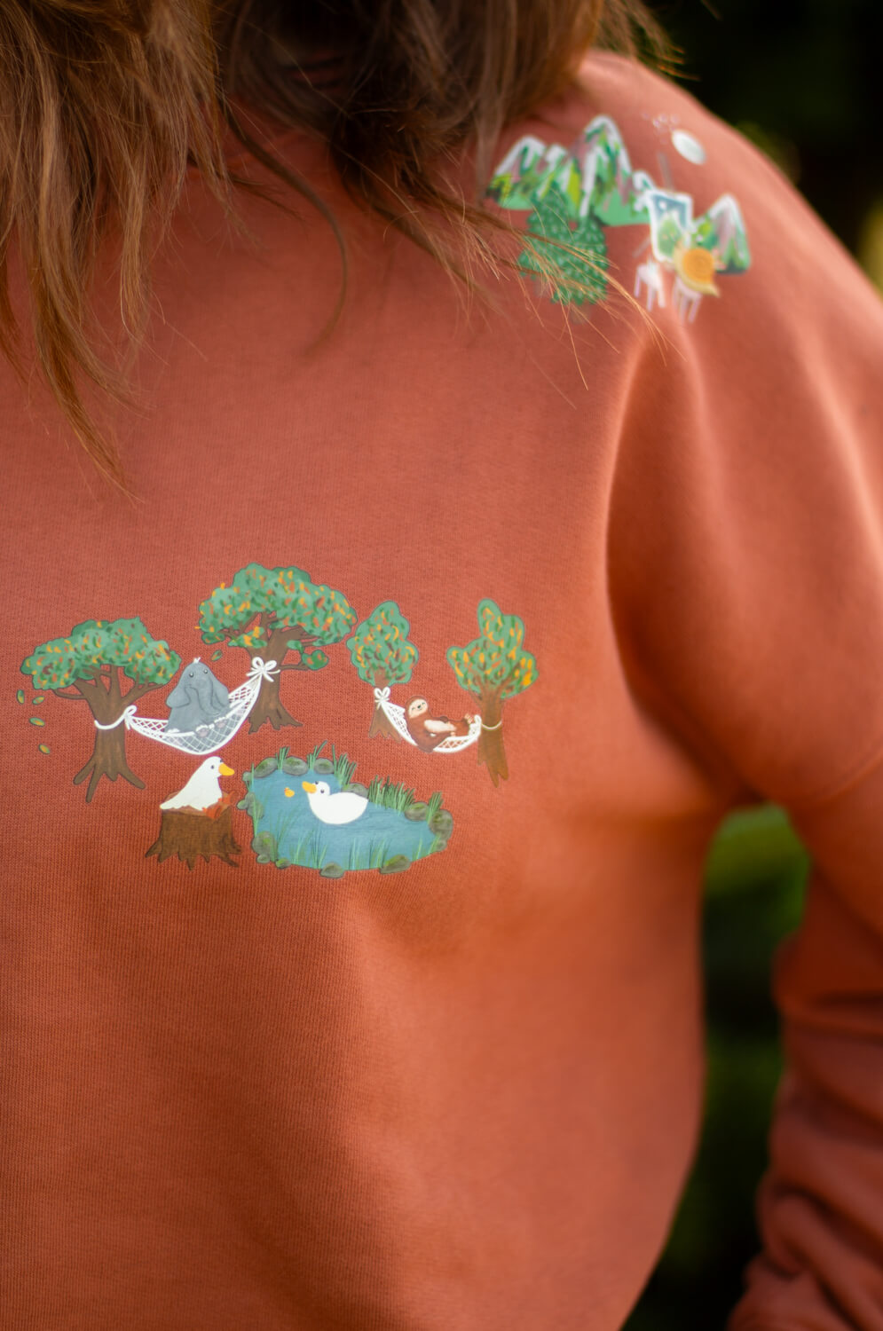 Woodland village sweater