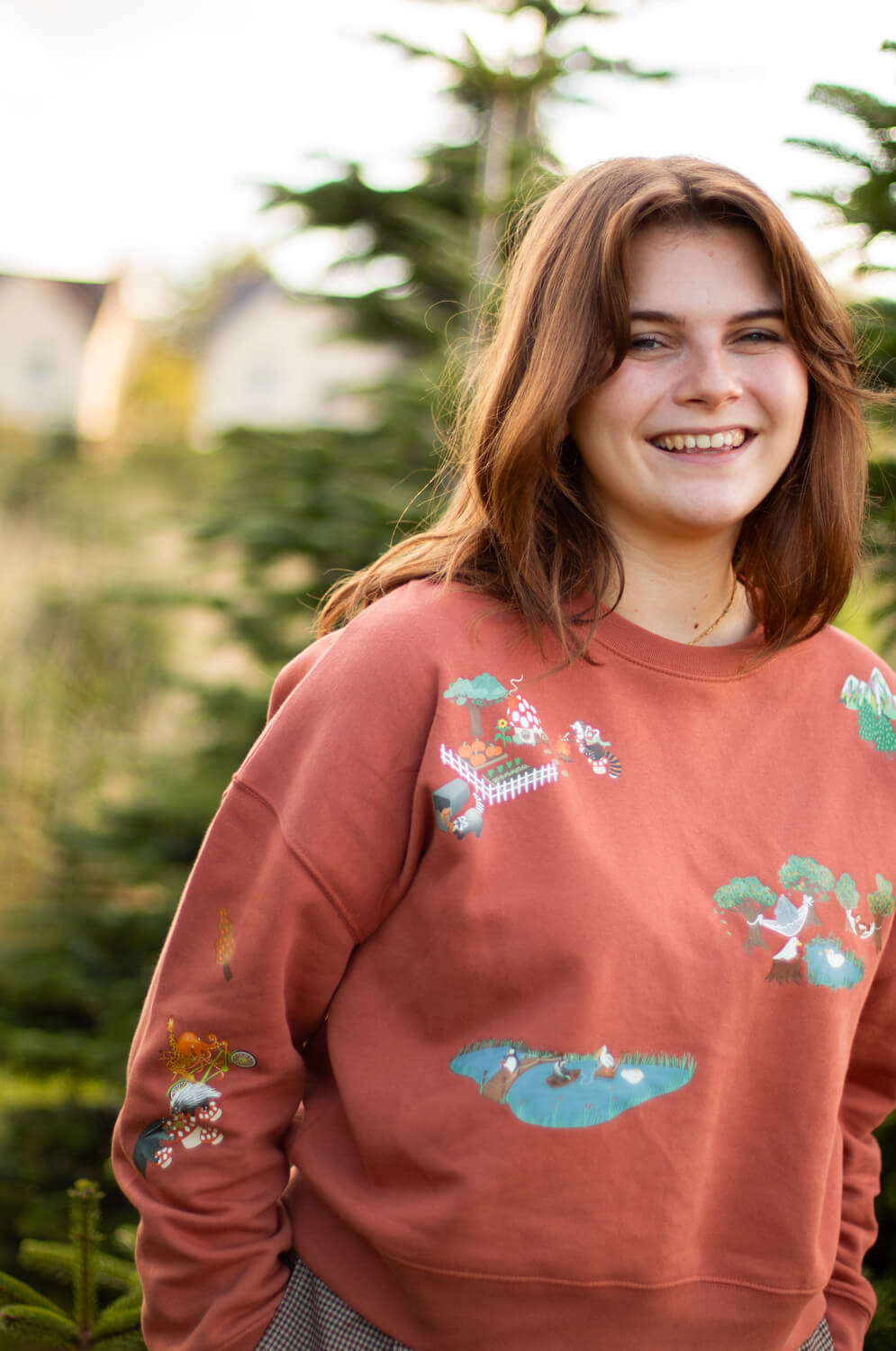 Woodland village sweater