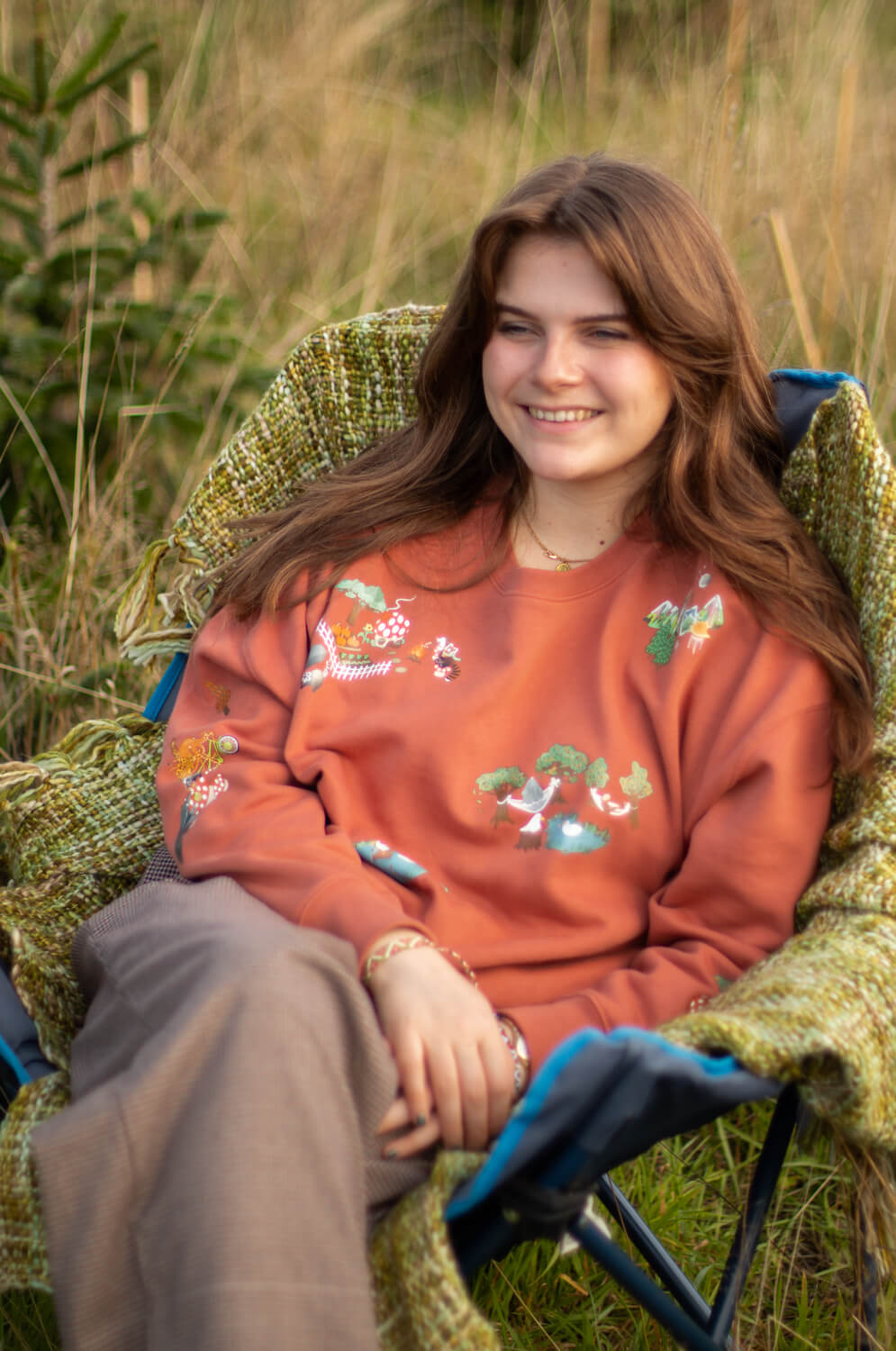 Woodland village sweater