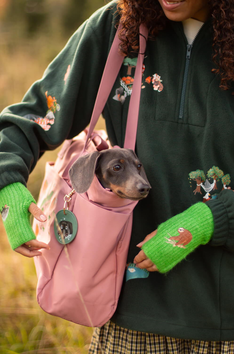 Custom Illustrated Pet Portrait Key Ring