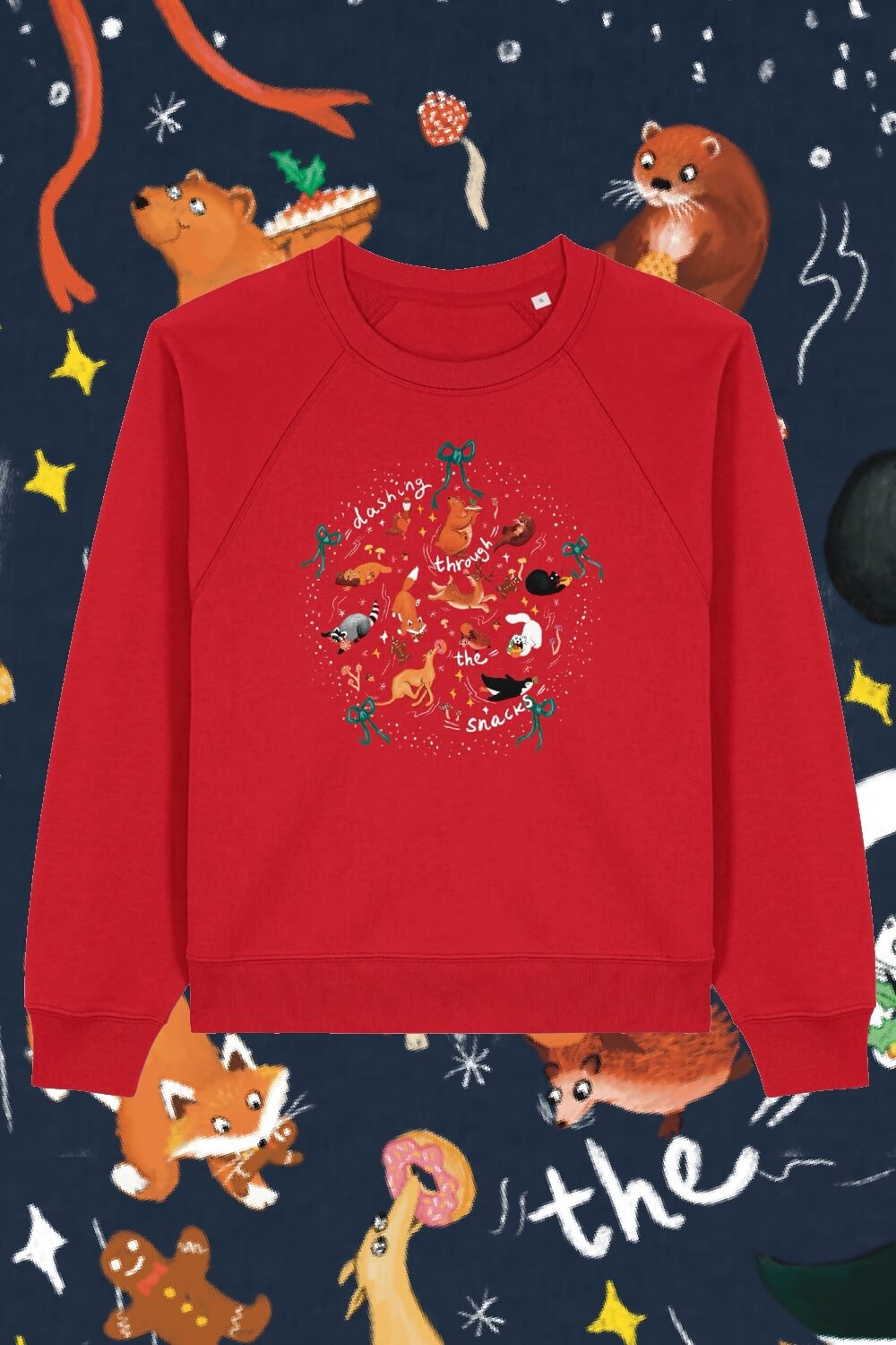 Dashing through the snacks Christmas Sweater