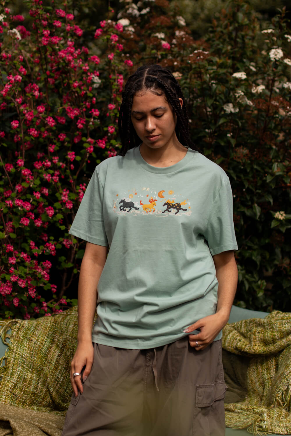 Galloping horses trio Standard Tee