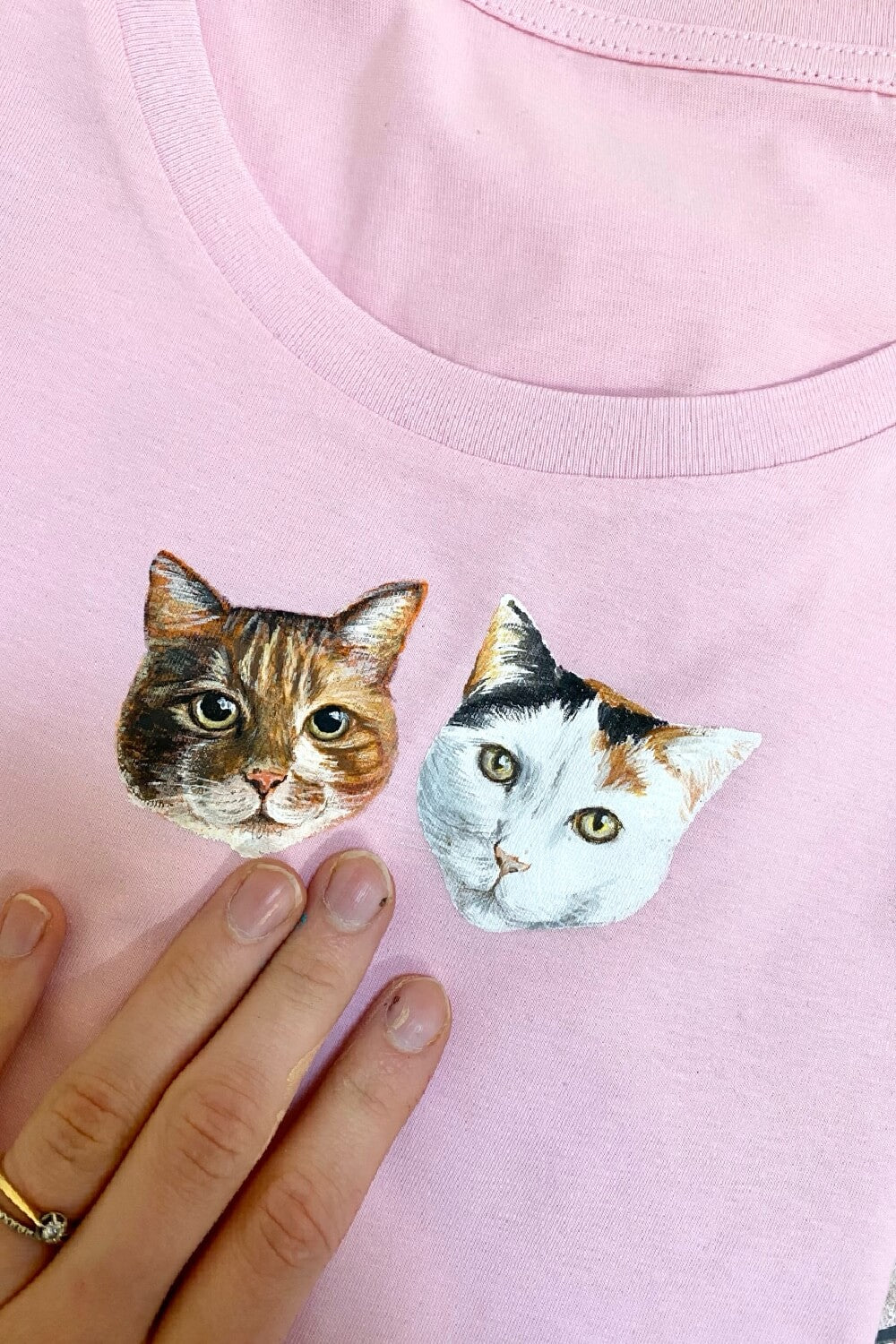Custom Hand Painted Pet Portrait Sweatshirt UK only