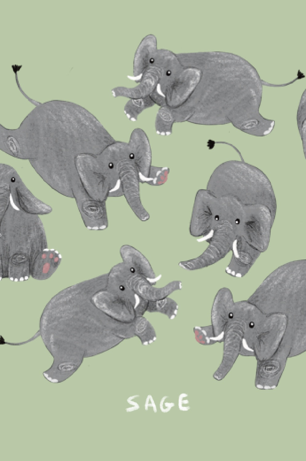 Complete elephants t-shirt