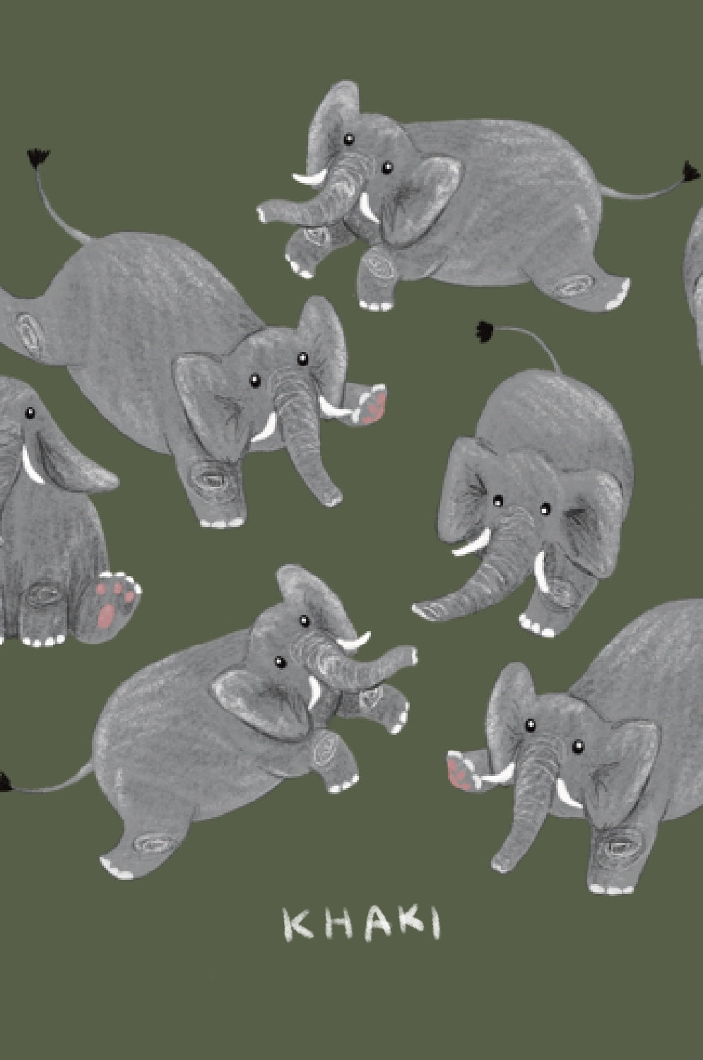 Complete elephants t-shirt