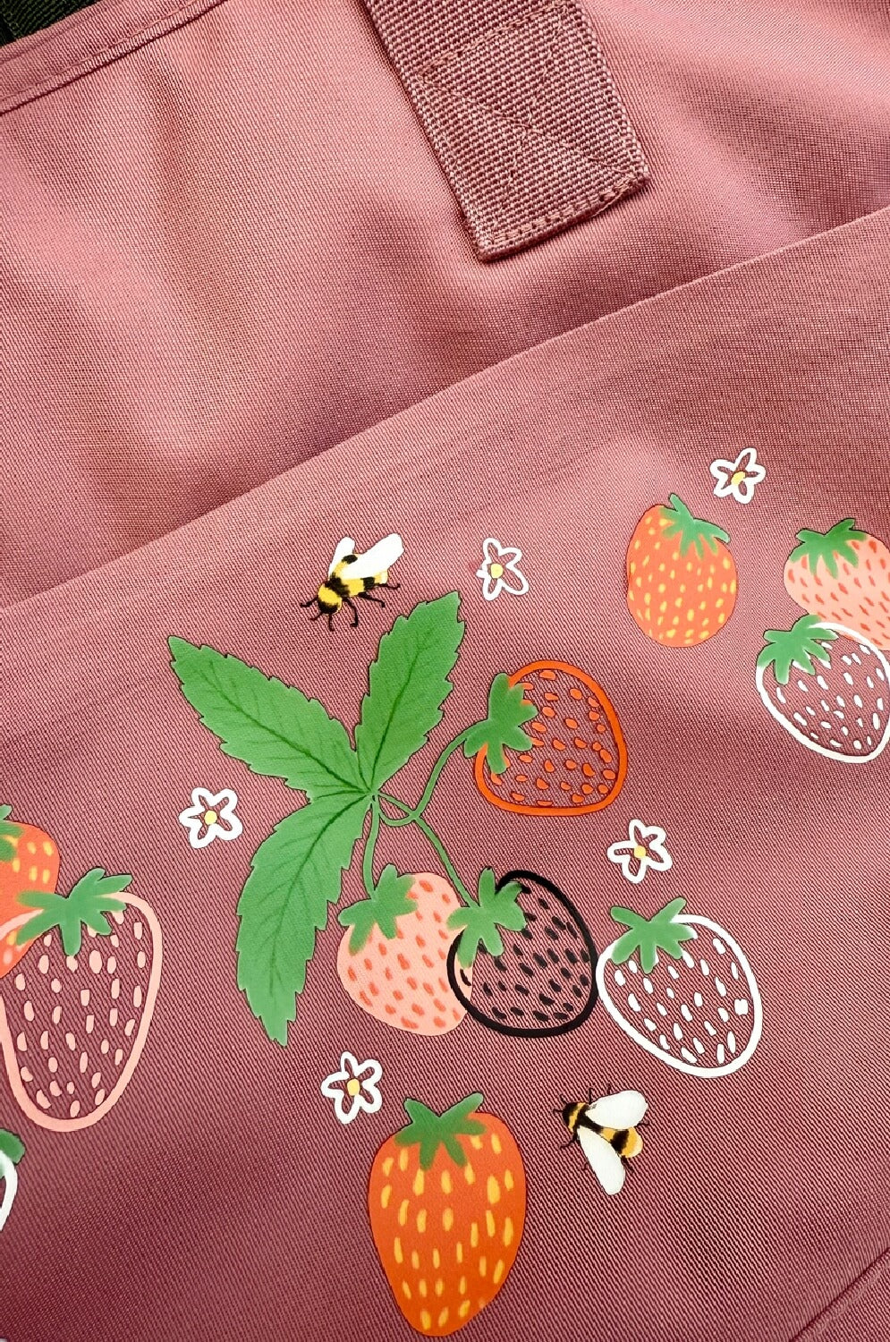 Strawberries Recycled Shopper Bag