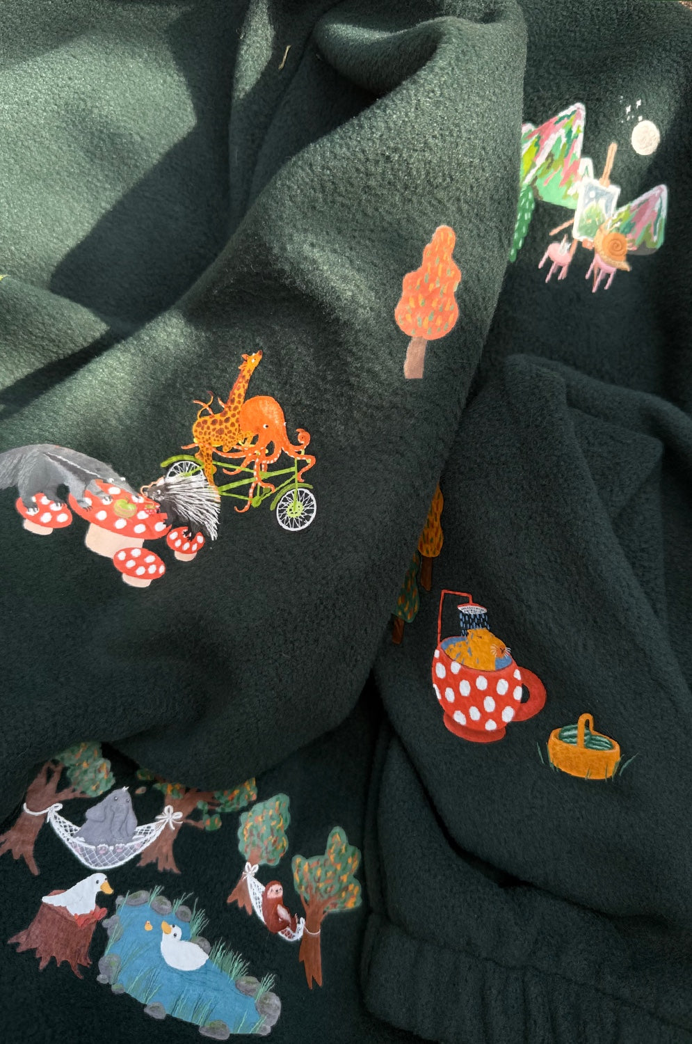 Woodland village 3/4 zip fleece
