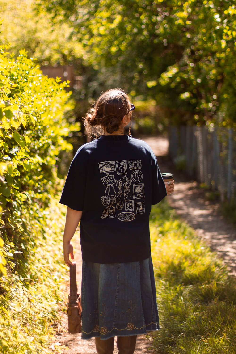 Vincent Van Goose, Navy Oversized Tee (Pre-order)