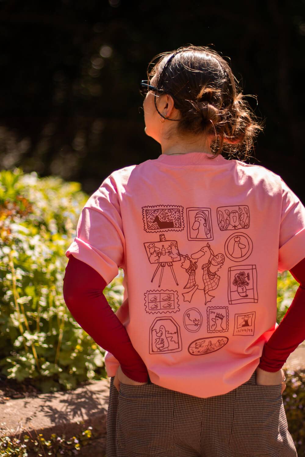 Vincent Van Goose, Pink Oversized Tee (Pre-order)