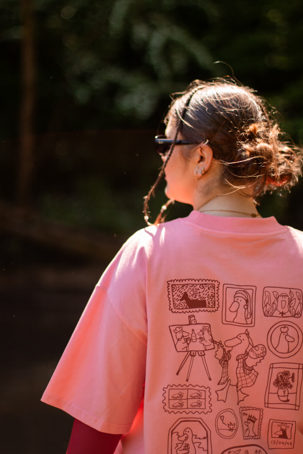 Vincent Van Goose, Pink Oversized Tee (Pre-order)