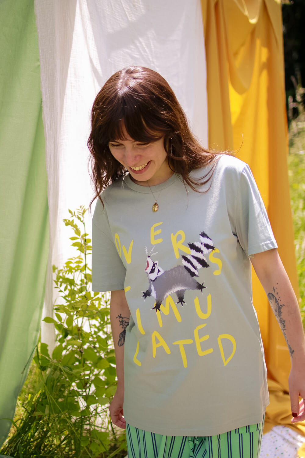 Overstimulated Raccoon Tee
