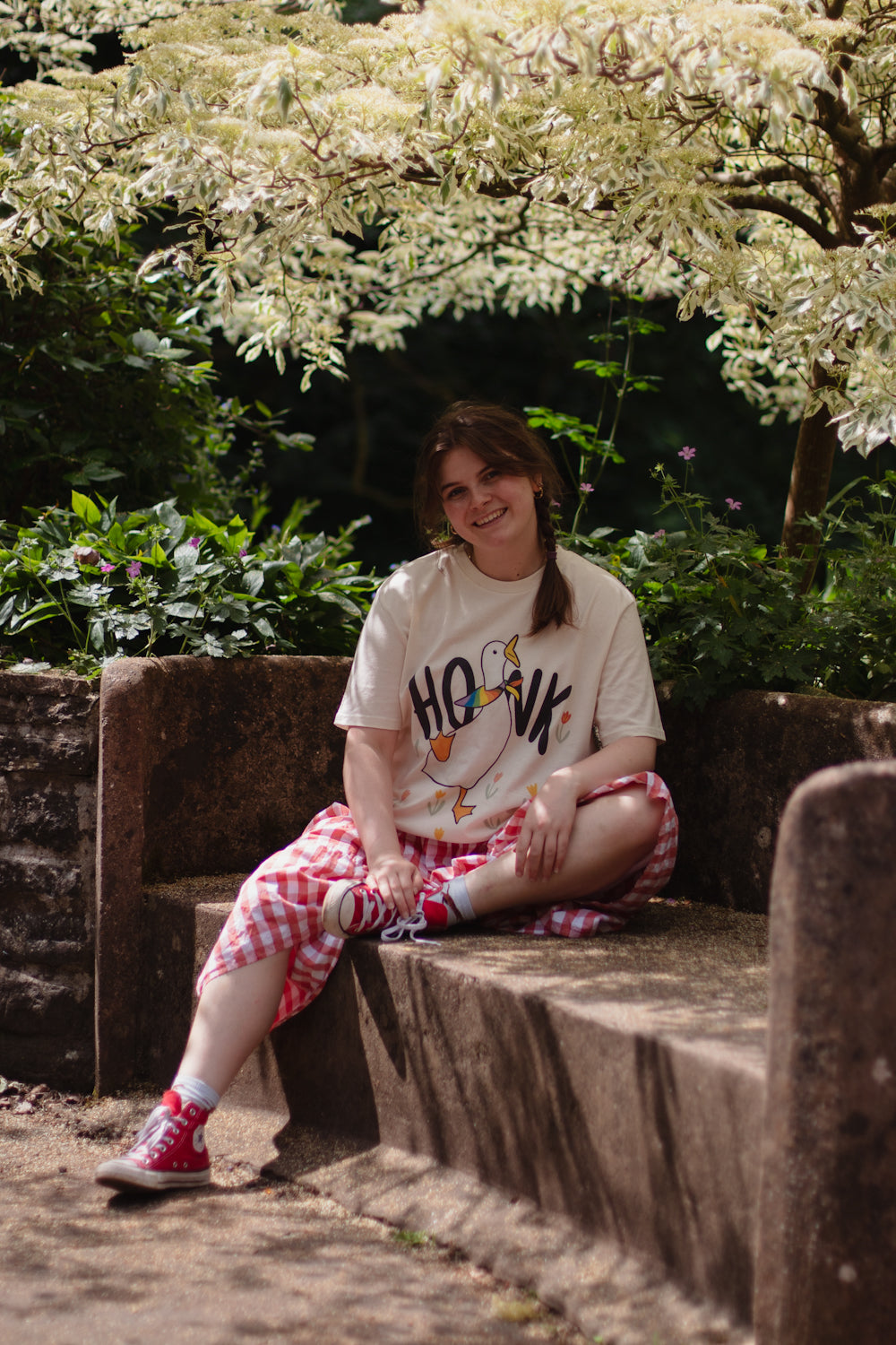 Honk Pride Charity Tee, Cream