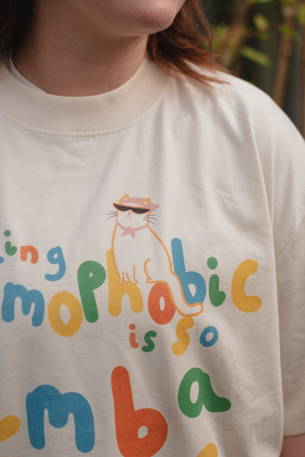 Being Homophobic is Embarrassing, Charity Oversized Tee