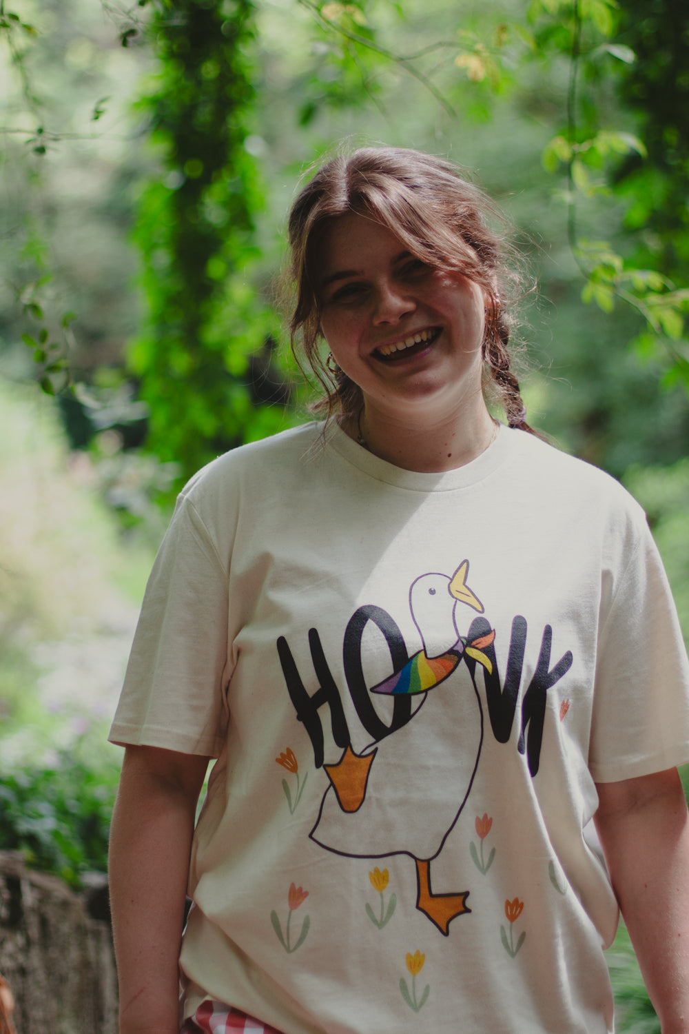 Honk Pride Charity Tee, Cream