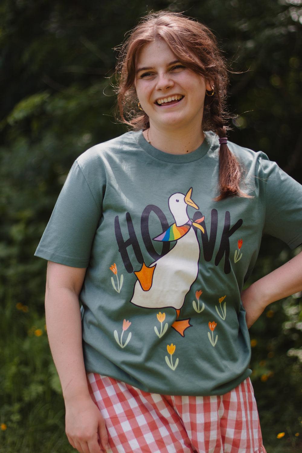 Honk Pride Charity Tee, Green