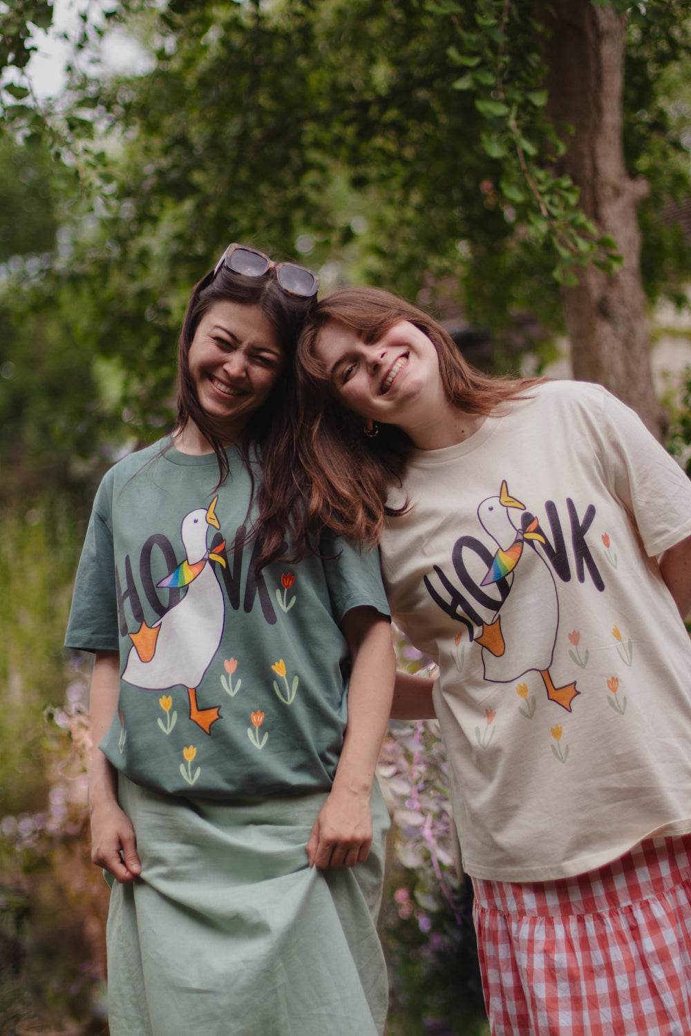 Honk Pride Charity Tee, Cream