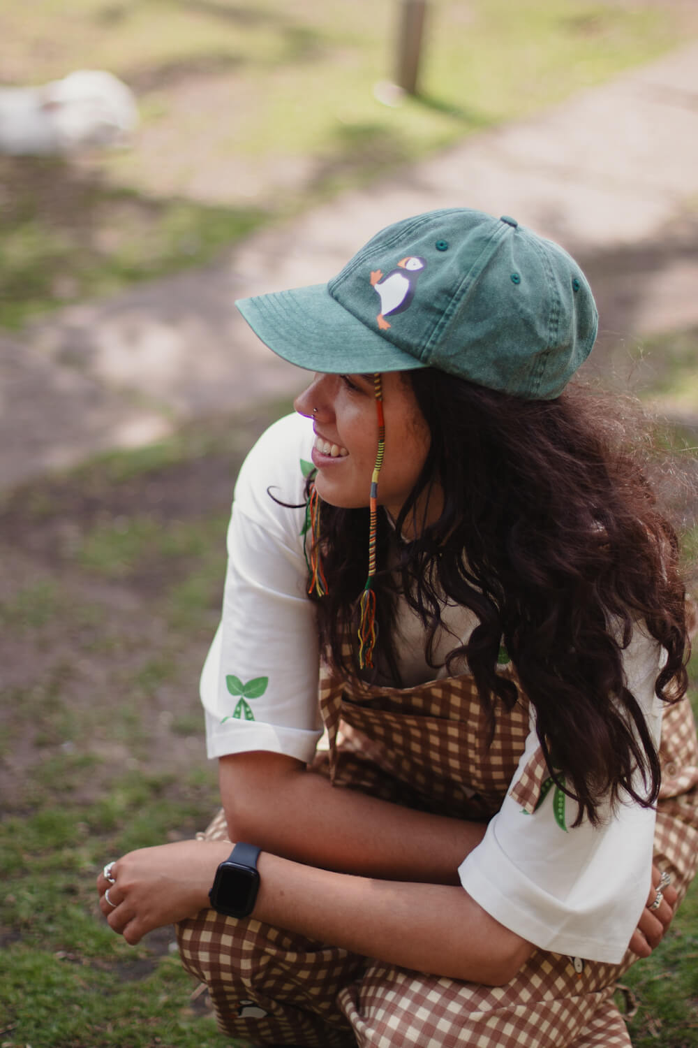 Strawberries Cap, custom made