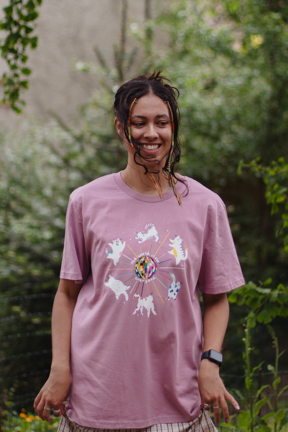 Pride Disco Cats, Charity Tee