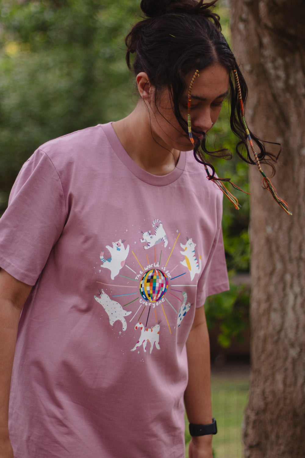 Pride Disco Cats, Charity Tee