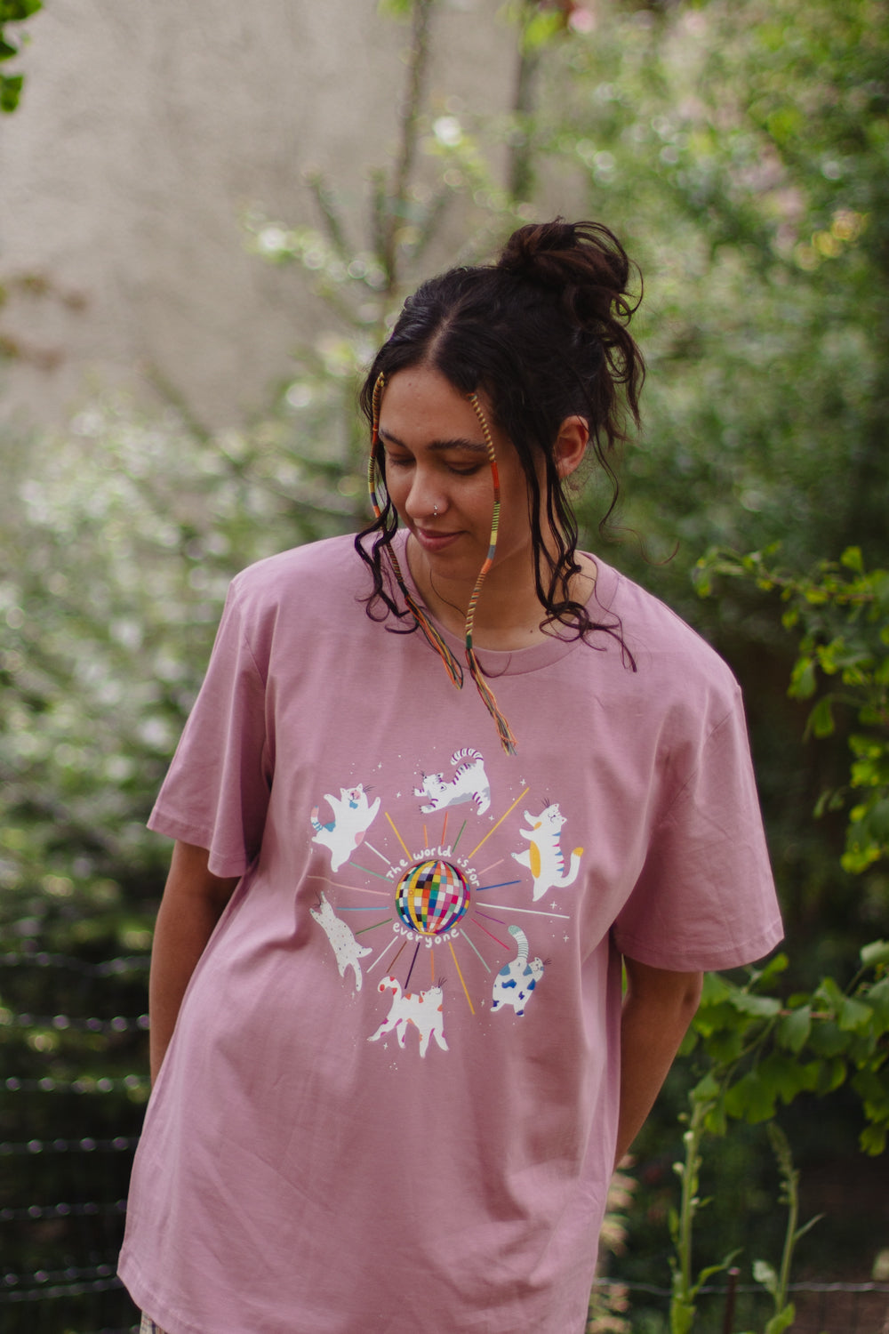 Pride Disco Cats, Charity Tee