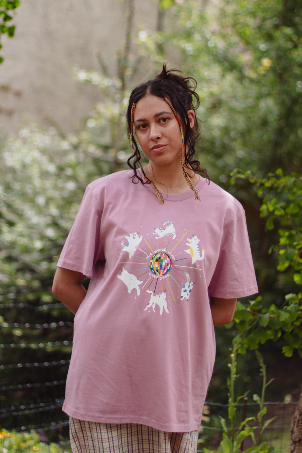 Pride Disco Cats, Charity Tee