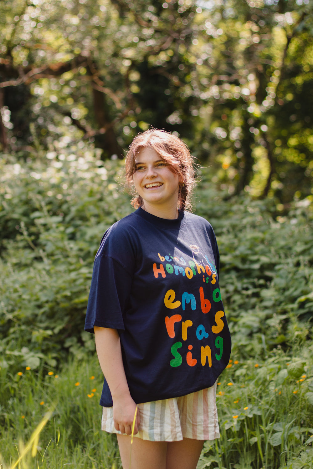 Being Homophobic is Embarrassing, Charity Oversized Tee