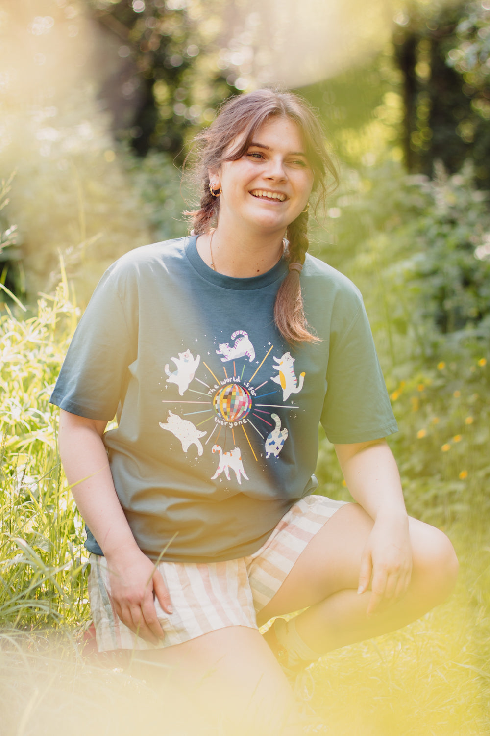 Pride Disco Cats, Charity Tee