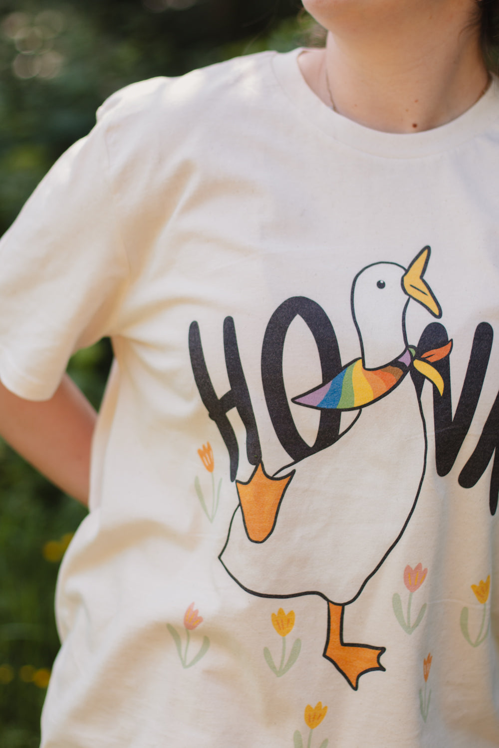 Honk Pride Charity Tee, Cream