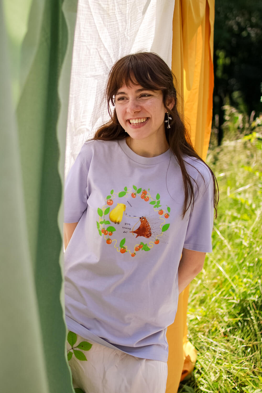 ZeppelinMoon- Is it me you’re cookin’ for? Collaboration Charity Tee, for Tiggywinkles Wildlife Hospital