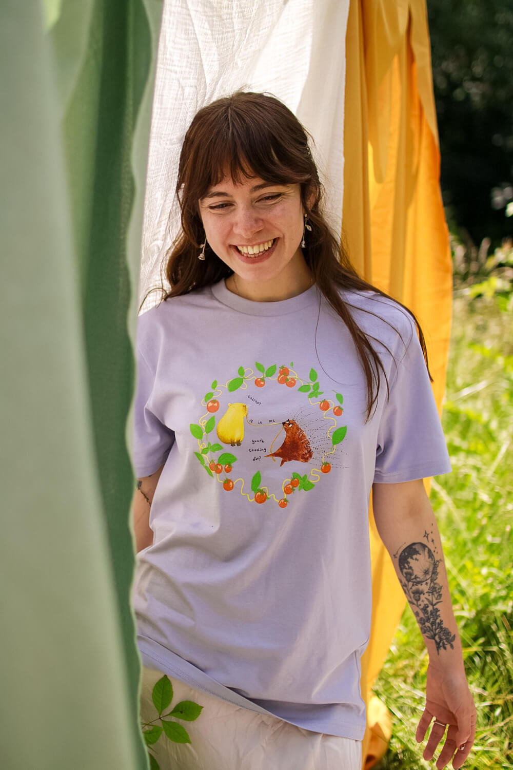 ZeppelinMoon- Is it me you’re cookin’ for? Collaboration Charity Tee, for Tiggywinkles Wildlife Hospital