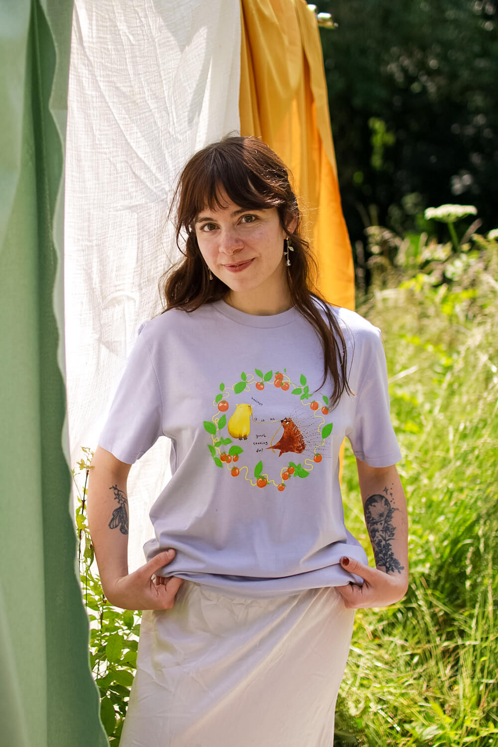 ZeppelinMoon- Is it me you’re cookin’ for? Collaboration Charity Tee, for Tiggywinkles Wildlife Hospital