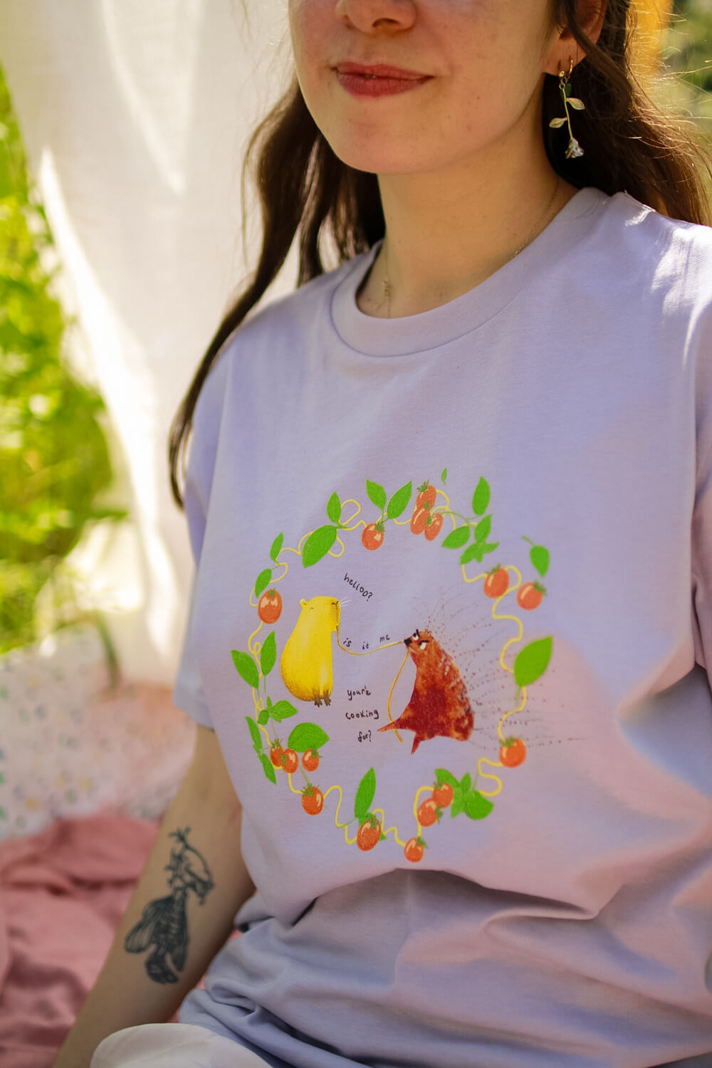 ZeppelinMoon- Is it me you’re cookin’ for? Collaboration Charity Tee, for Tiggywinkles Wildlife Hospital