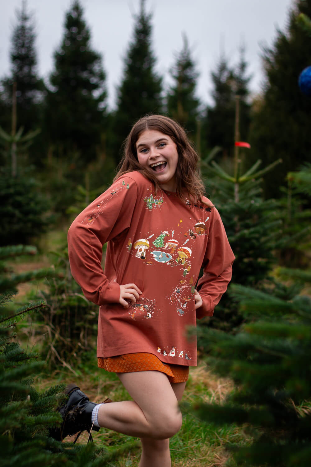 Christmas Shenanigans Oversized Top