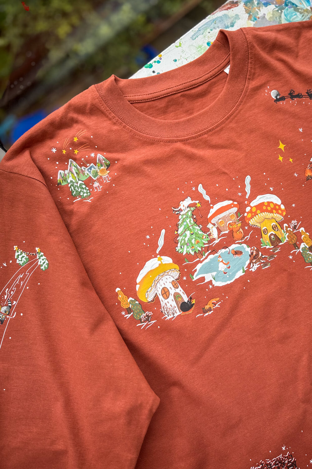 Christmas Shenanigans Oversized Top