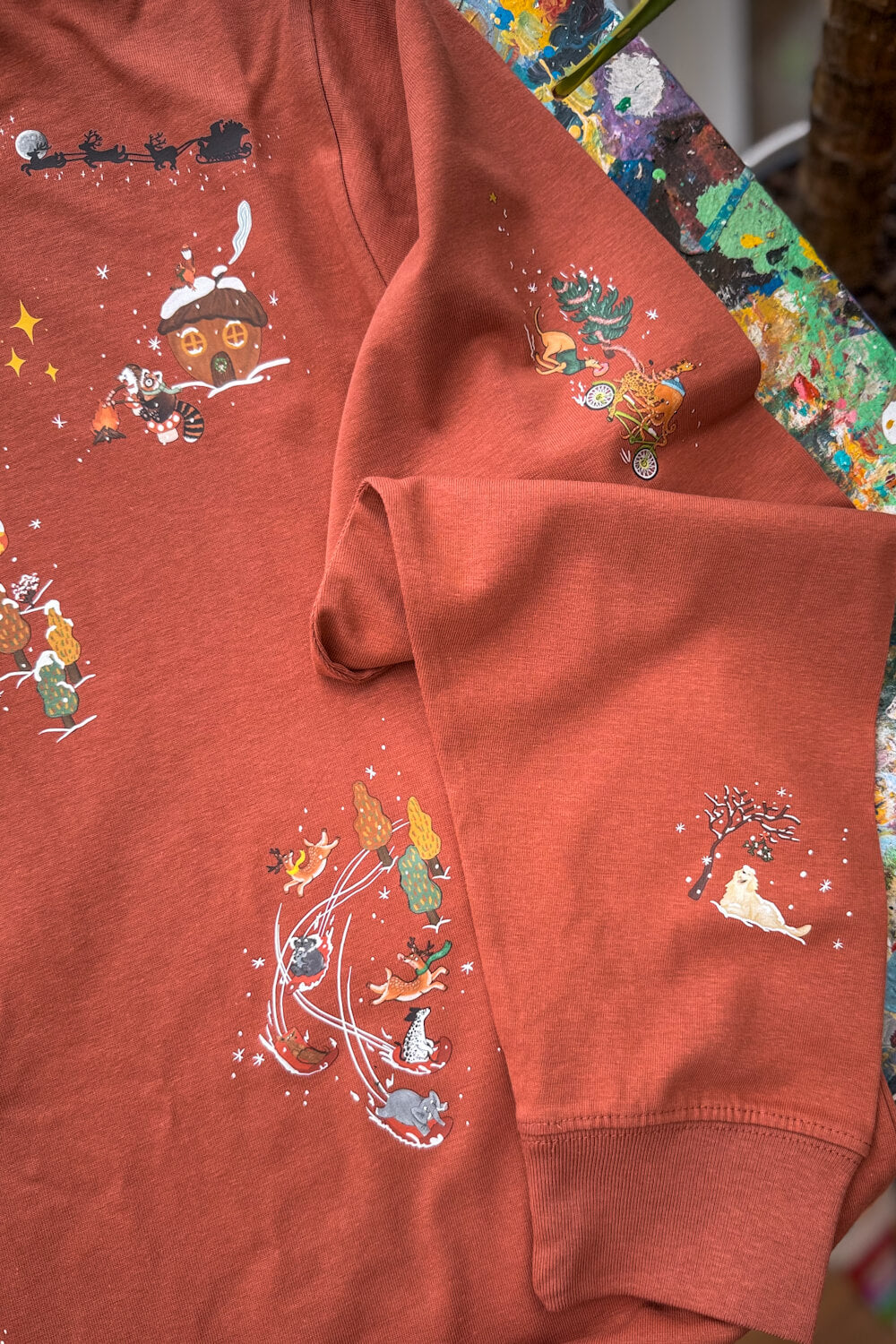 Christmas Shenanigans Oversized Top