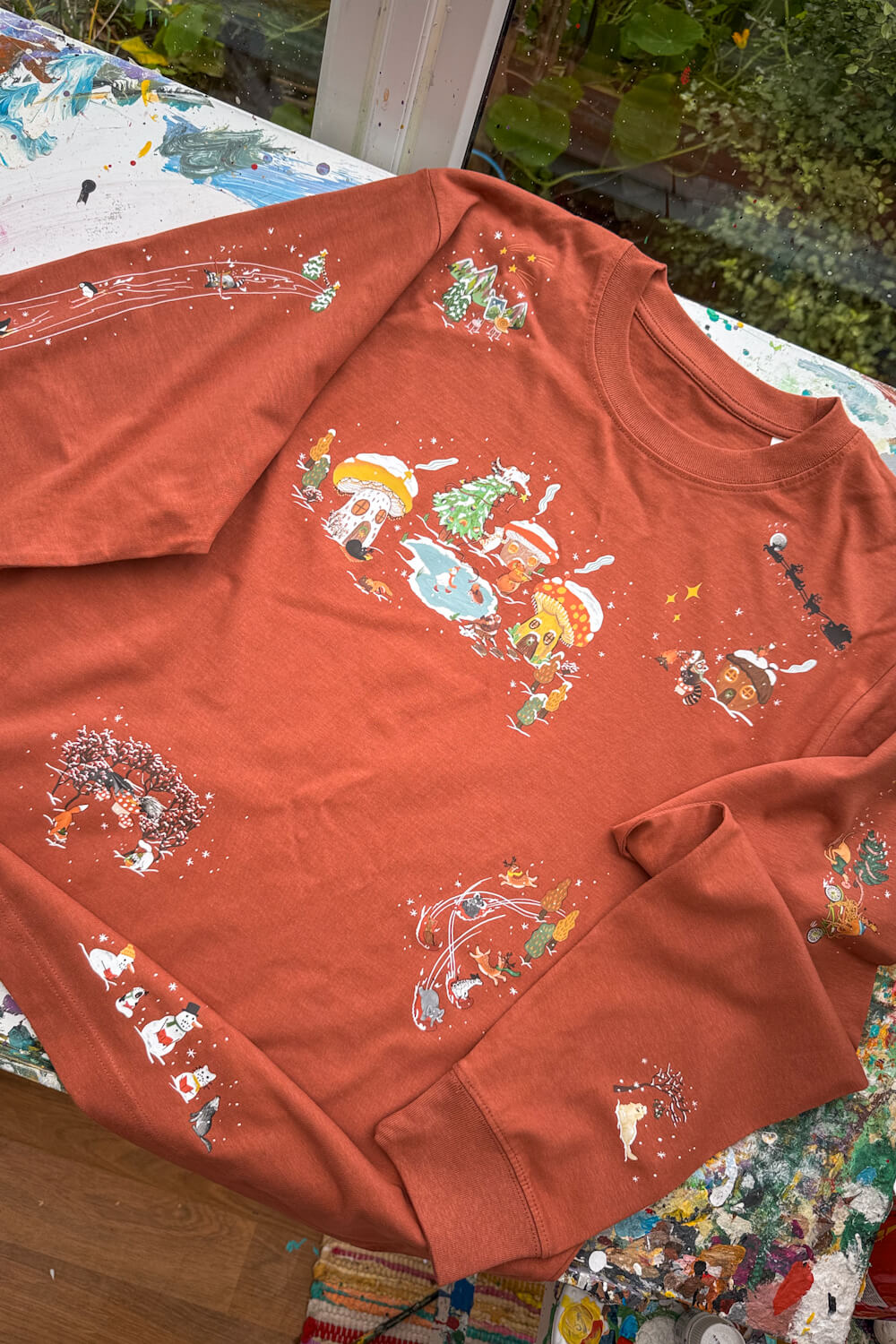 Christmas Shenanigans Oversized Top