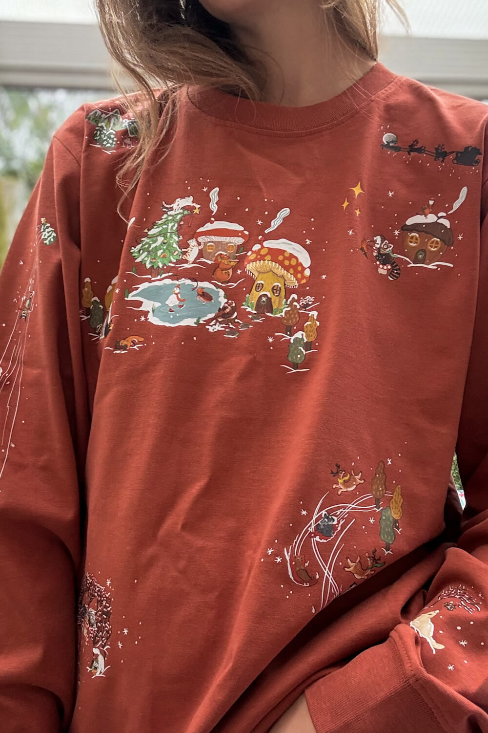 Christmas Shenanigans Oversized Top