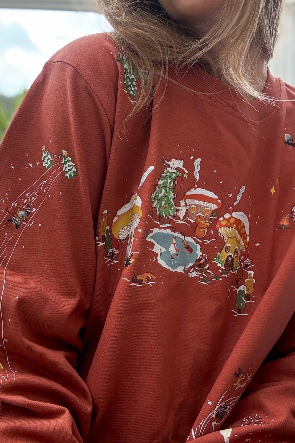 Christmas Shenanigans Oversized Top