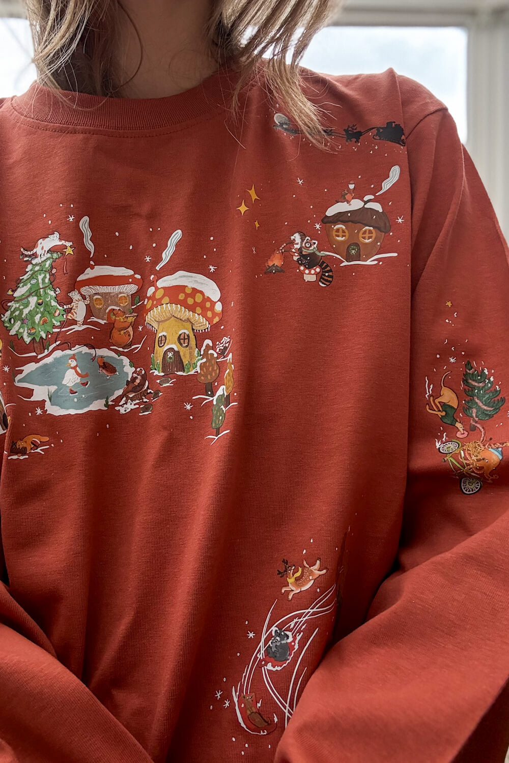 Christmas Shenanigans Oversized Top