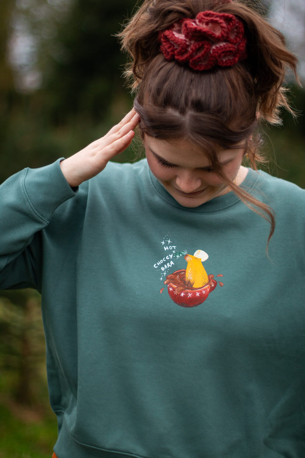 Hand Painted Hot Choccybara on any garment (Limited edition 48hrs)