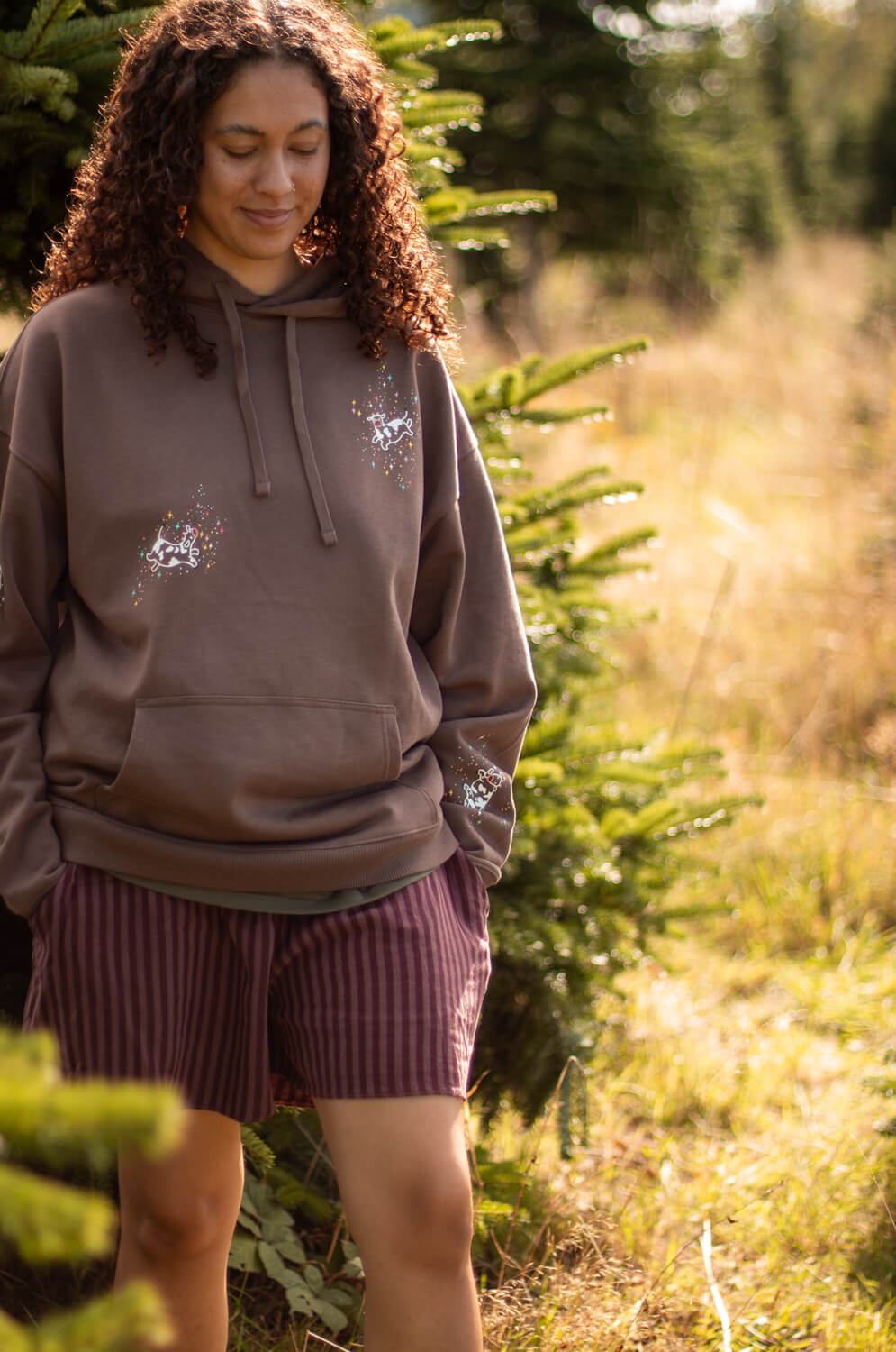 Floating Cows Oversized Hoodie