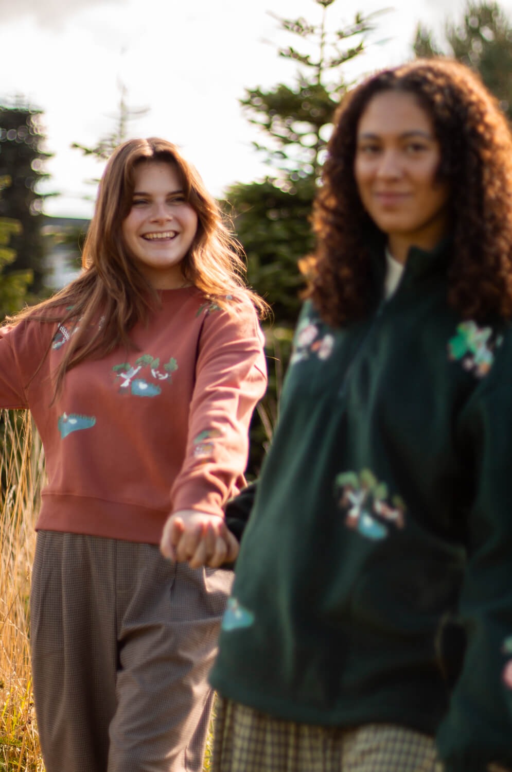 Woodland village sweater