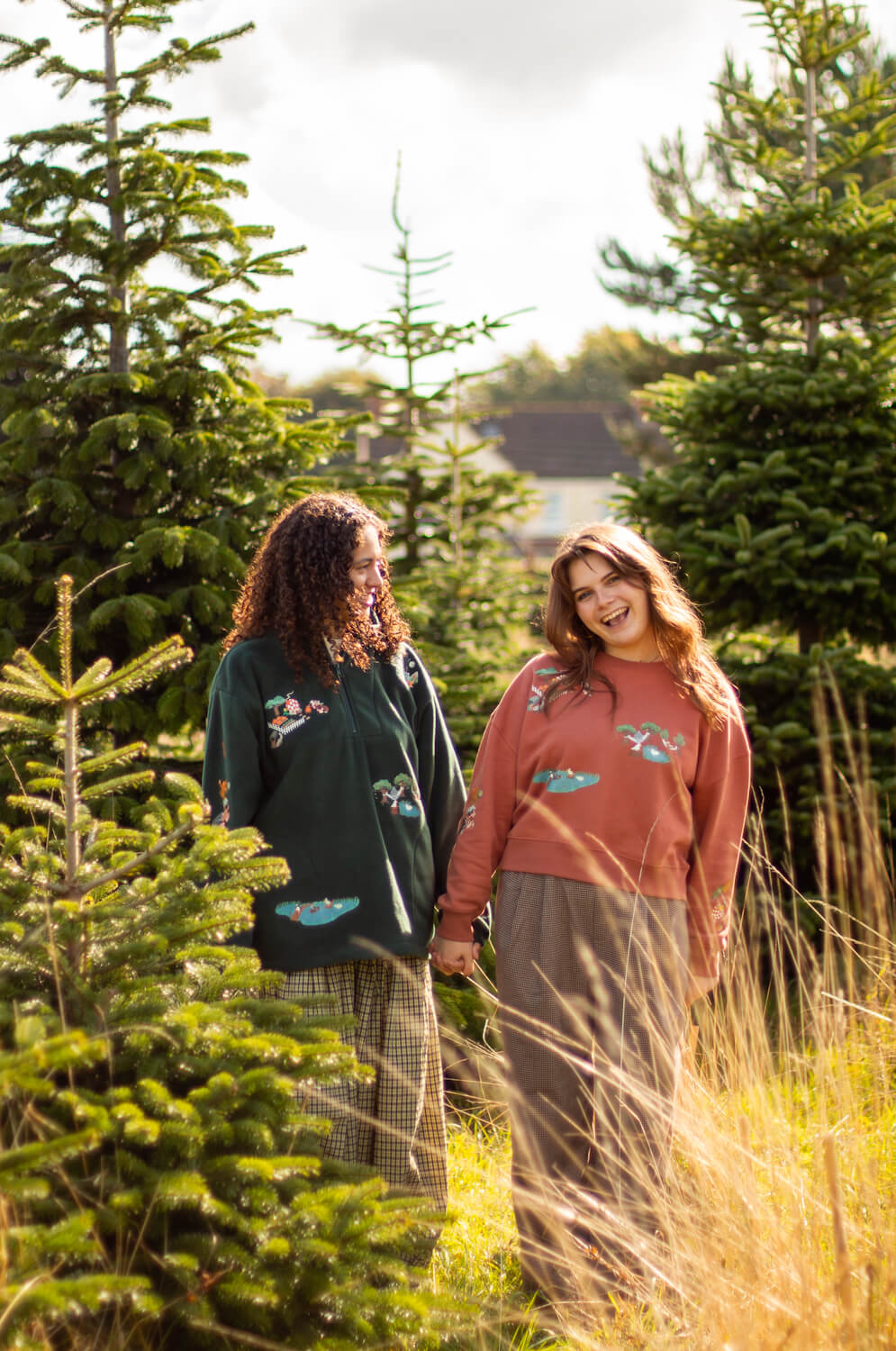 Woodland village 3/4 zip fleece