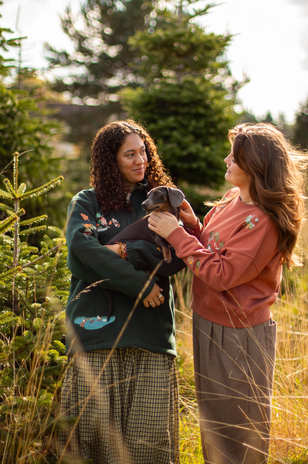 Woodland village 3/4 zip fleece