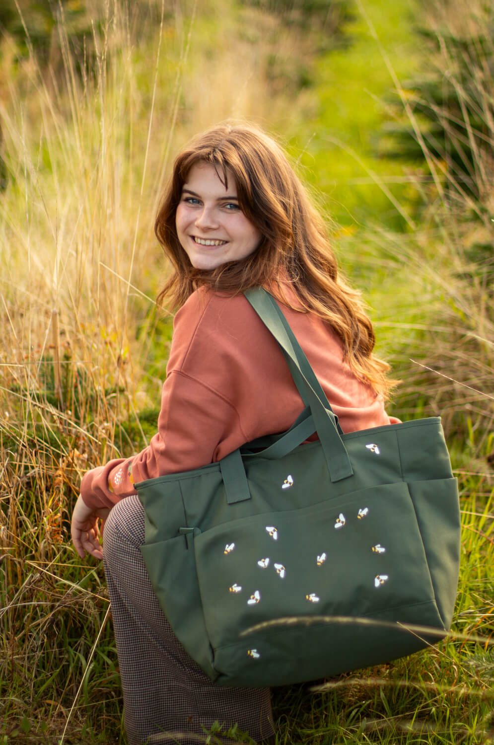 Bees Recycled Shopper Bag