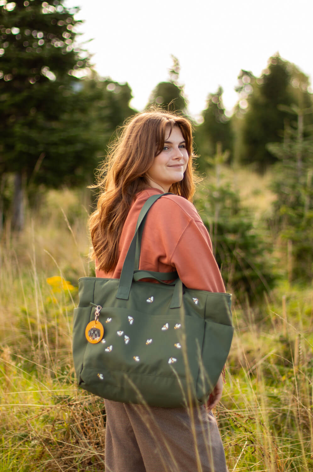 Bees Recycled Shopper Bag