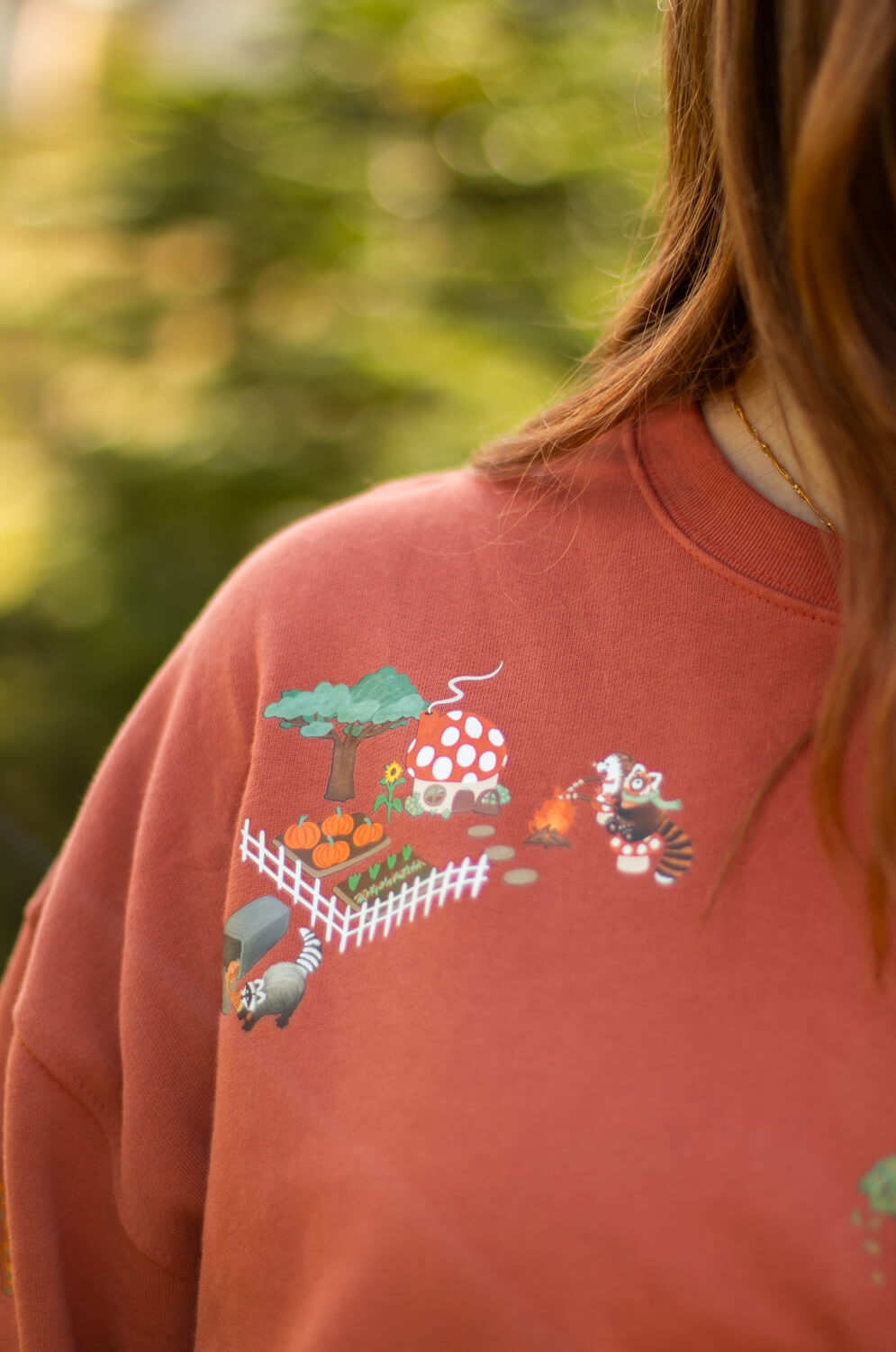 Woodland village sweater